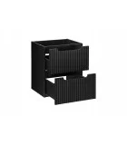 Cabinet with sink NOVA 2S, black, 50 cm order